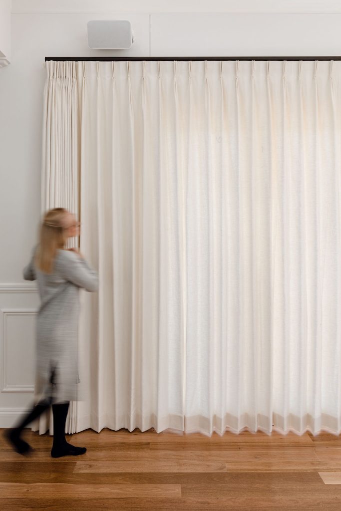 lined curtain